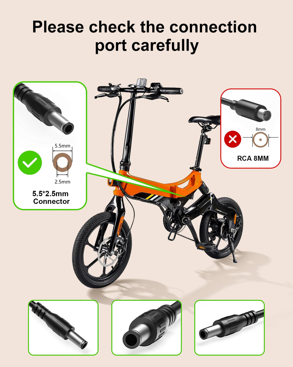42V Electric Bike Charger J411170