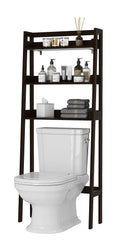 3-Tier Espresso Wood Bathroom Organizer S30567