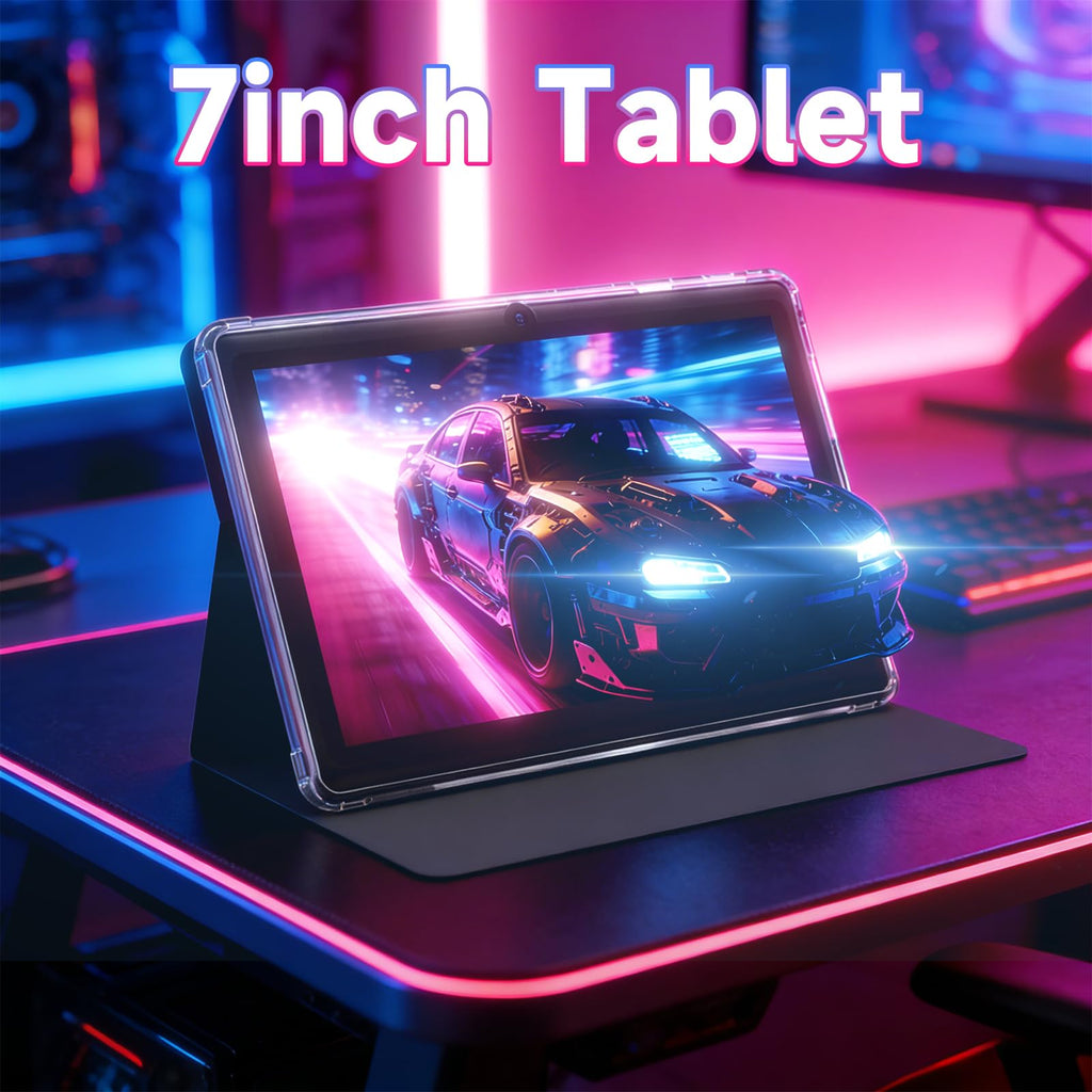 7 inch Android 14 Tablet with Protective Case D116