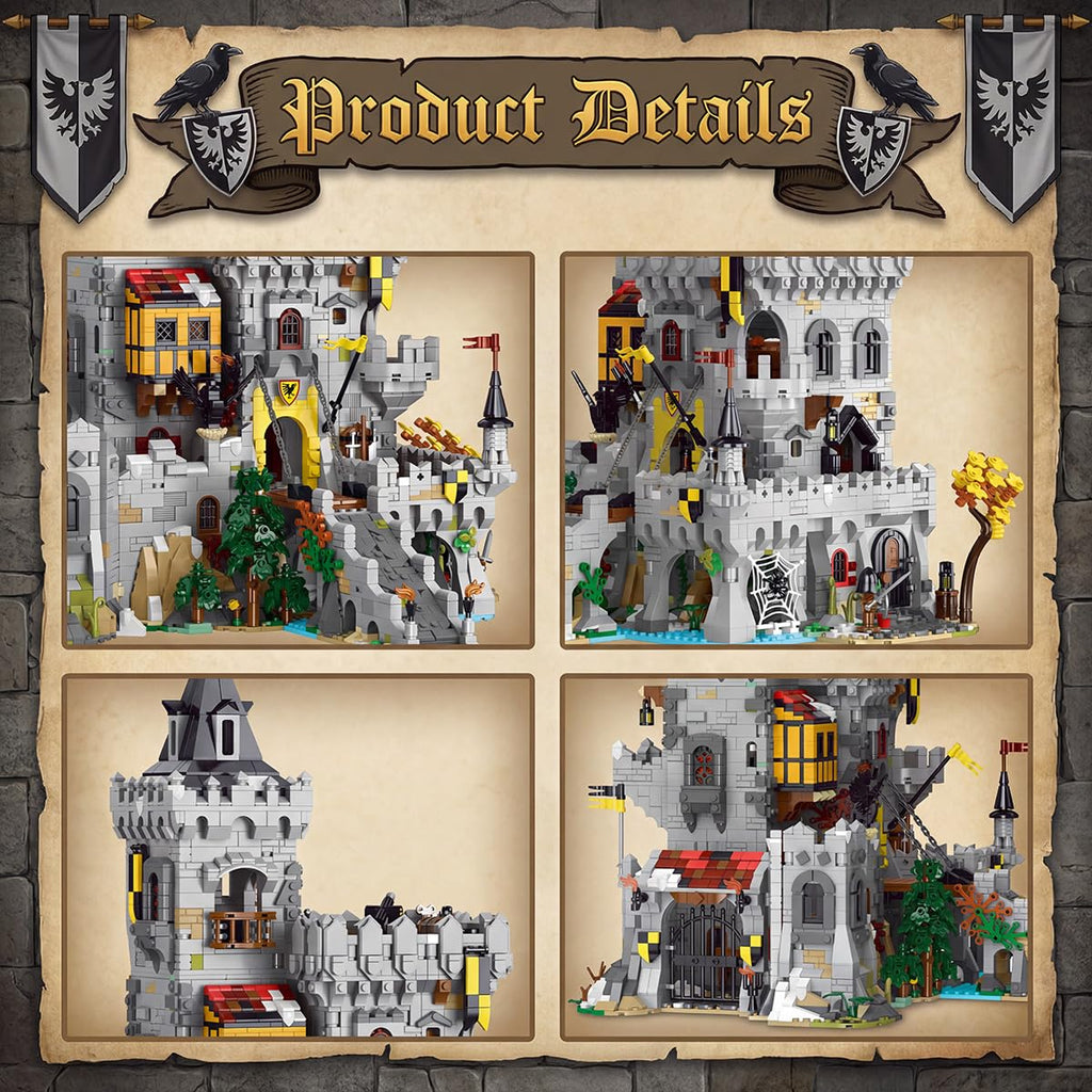 Medieval Castle Building 4961 Pcs P479643