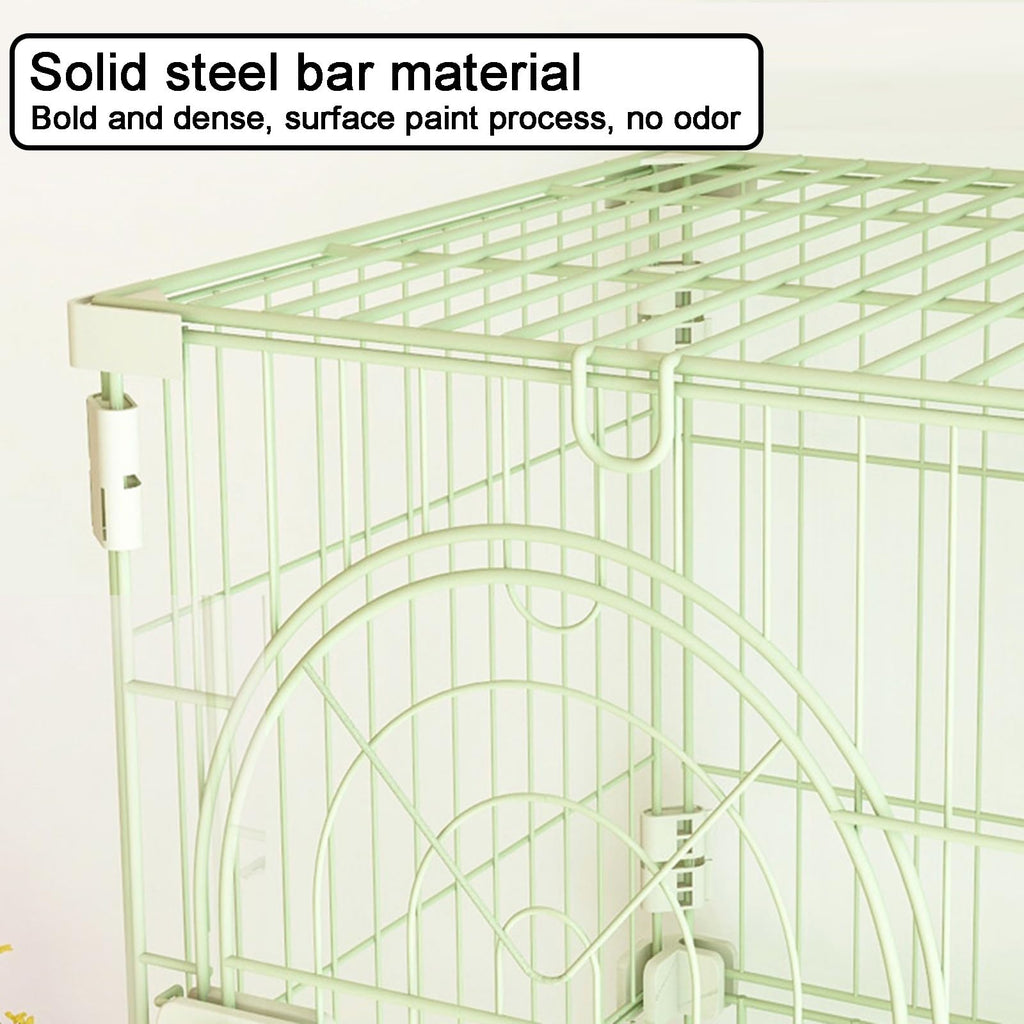 4-Tier Metal Indoor Cat Enclosure with 3 Doors W77222