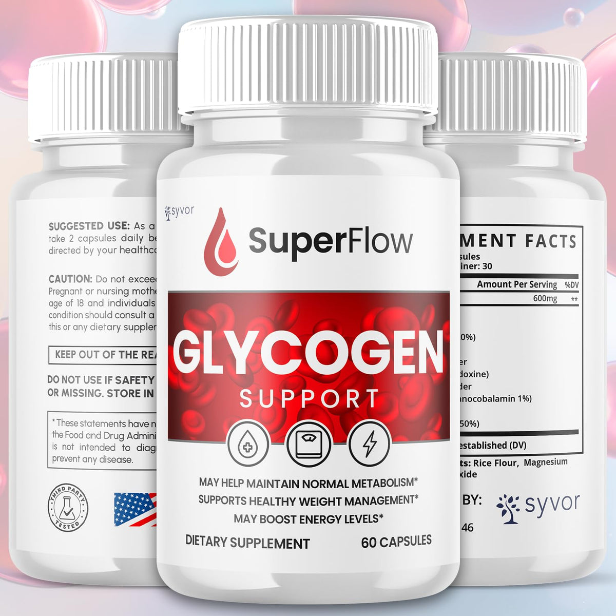 Glycogen Support Supplement Formula 120 Capsules I21332