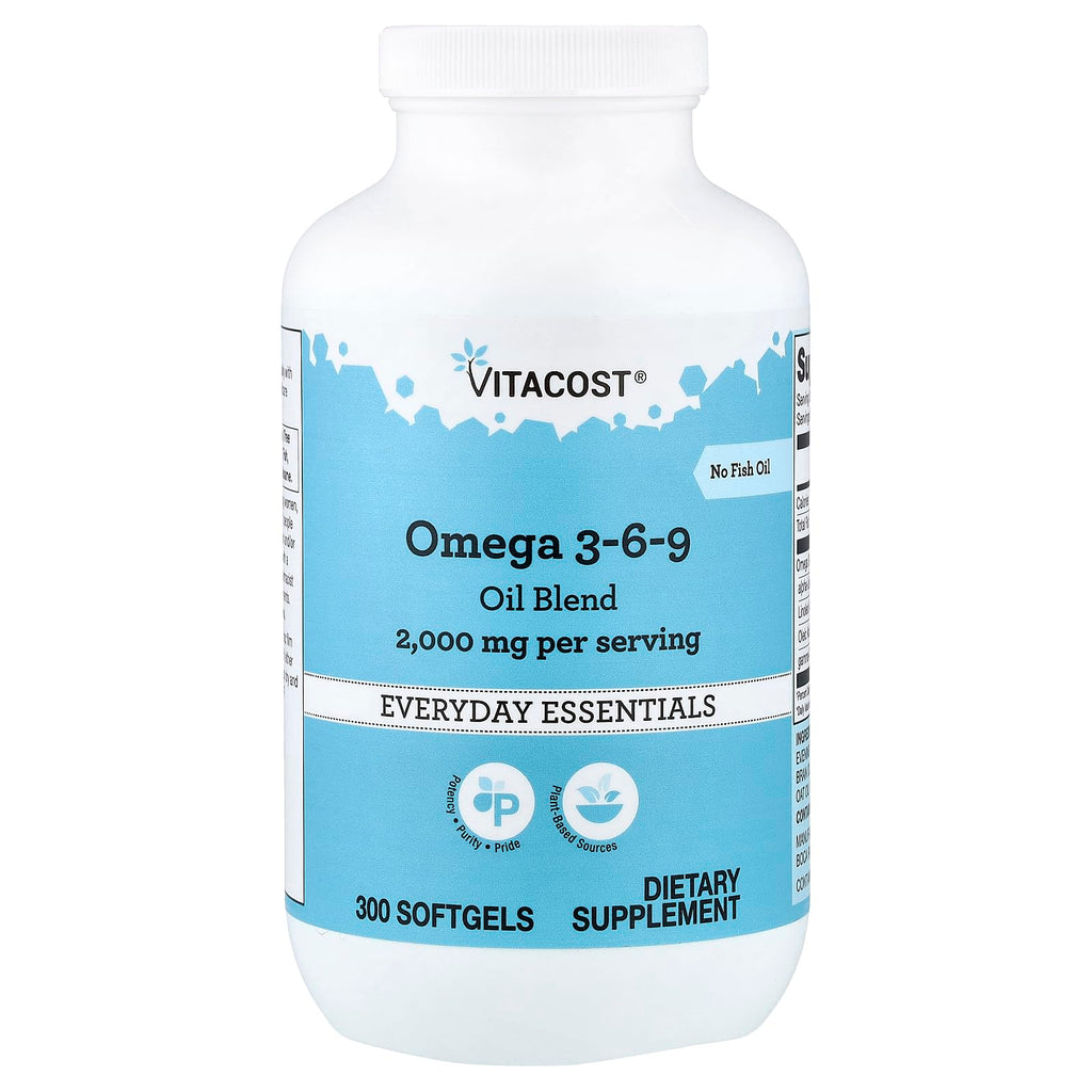 Omega 3-6-9 Oil Blend 300 Softgels 1,000 mg P92241