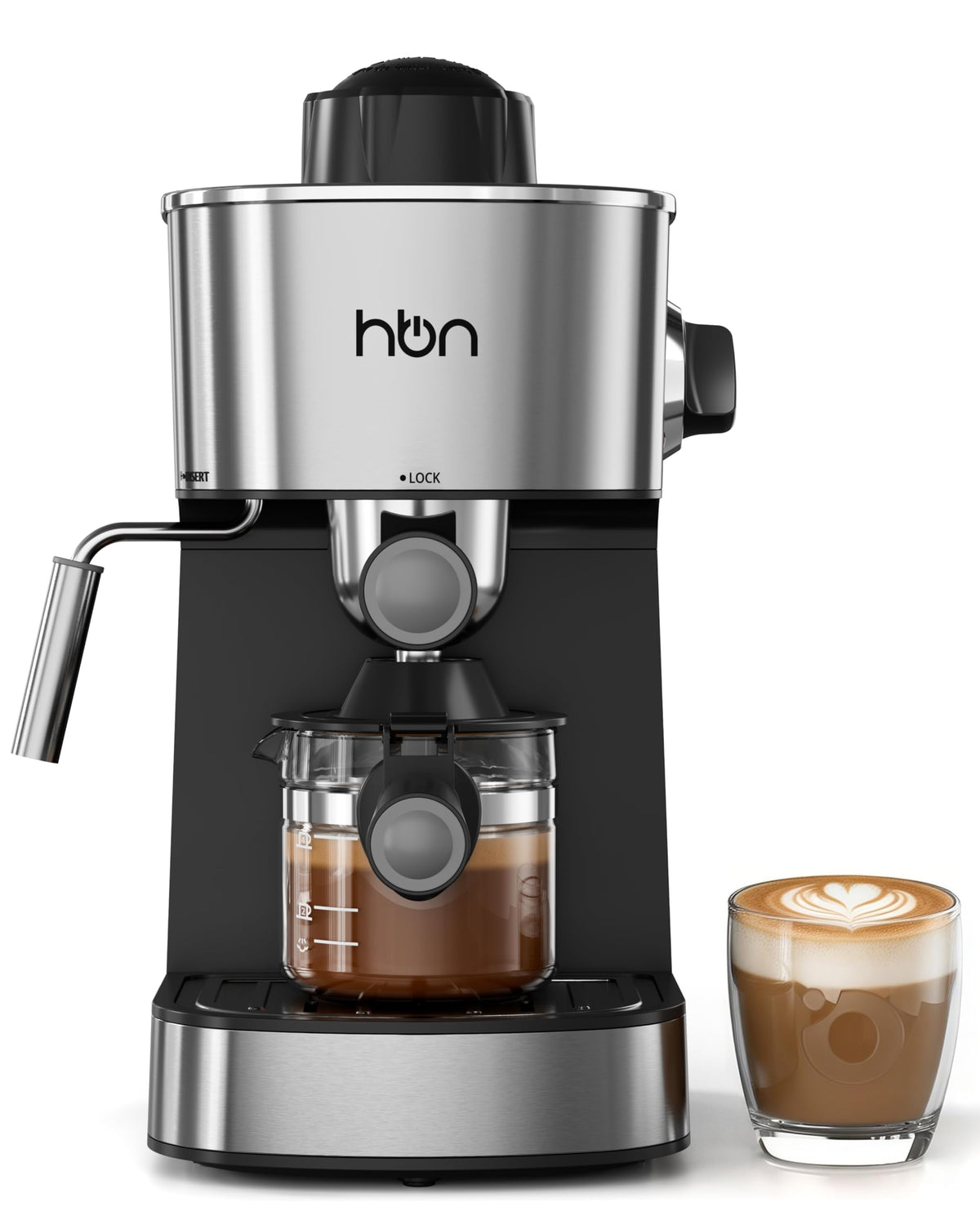3.5Bar Stainless Steel Espresso Machine with Milk Frother U1707