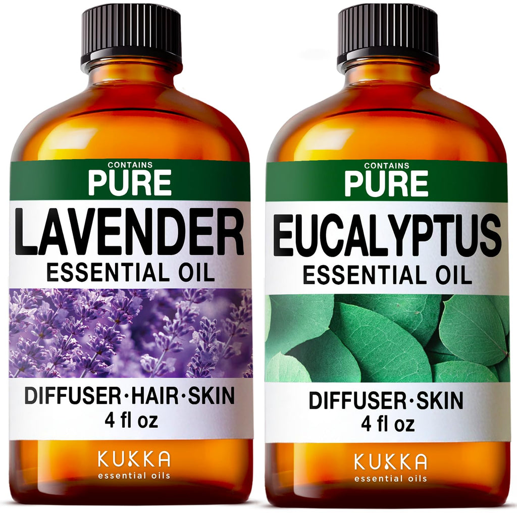 Lavender & Eucalyptus Essential Oil Set 2x4 fl oz H3731
