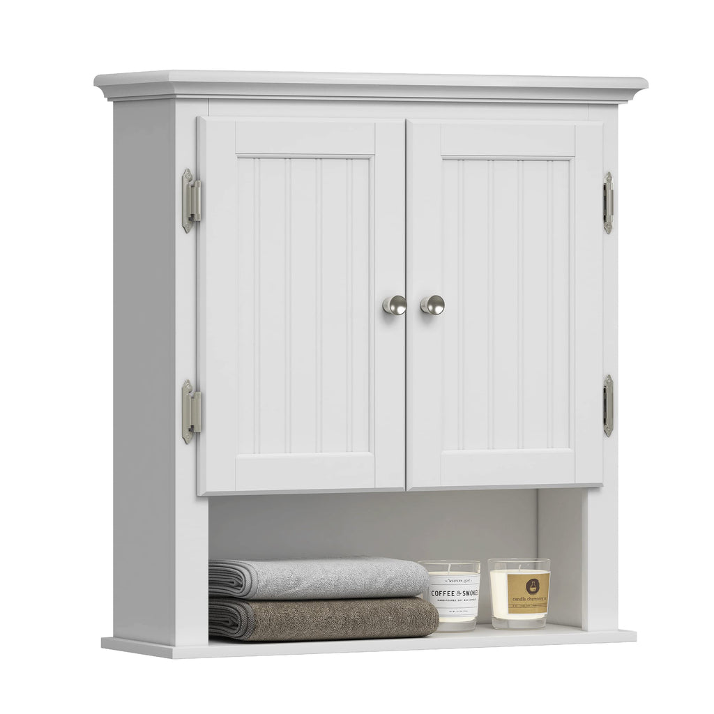 White Wall-Mounted Bathroom Cabinet T429