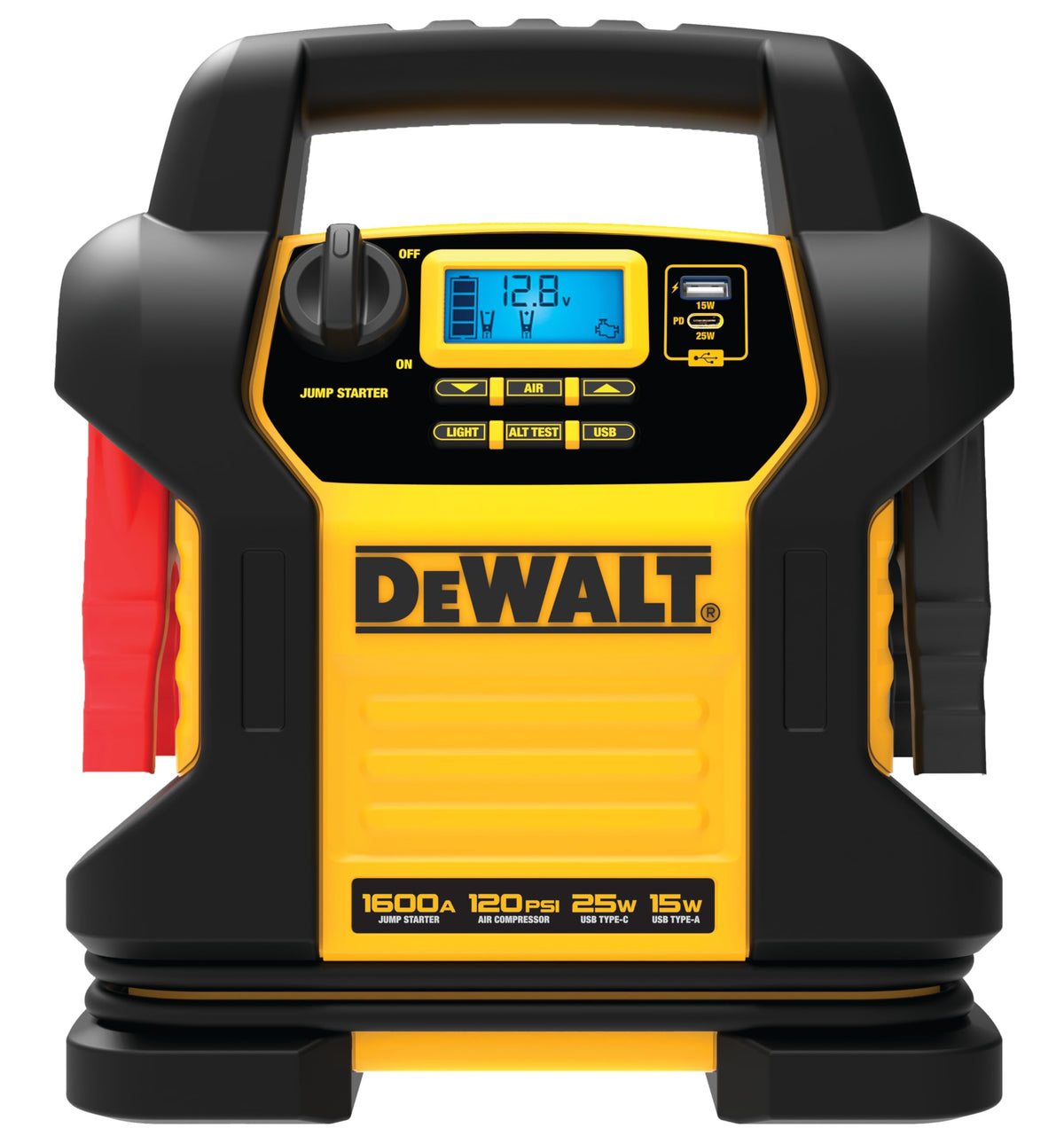 Portable Power Station Jump Starter 1600 Peak Amps 120 PSI Compressor J44164