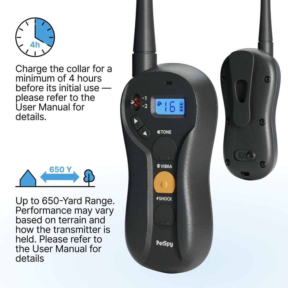 Dog Shock Collar with Remote Control F676