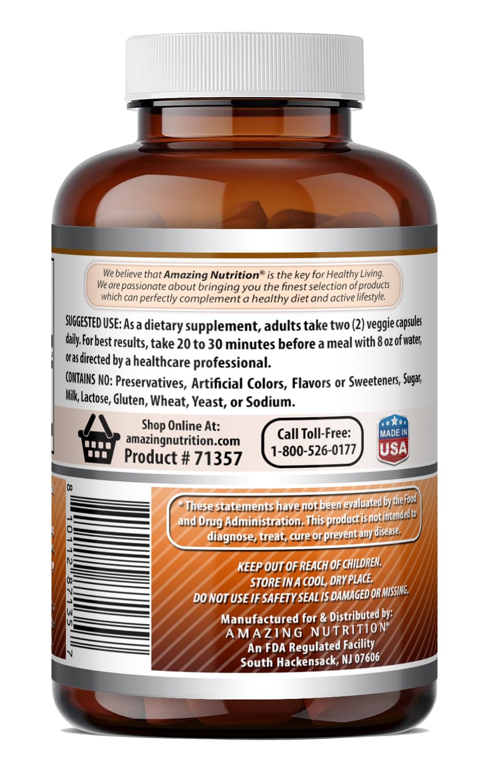 Ceylon Cinnamon 1200 Mg Vegetarian Capsules I744