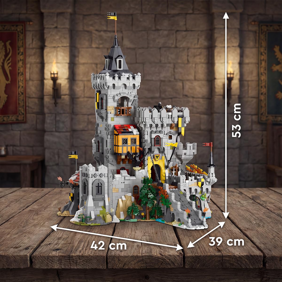 Medieval Castle Building 4961 Pcs P479643