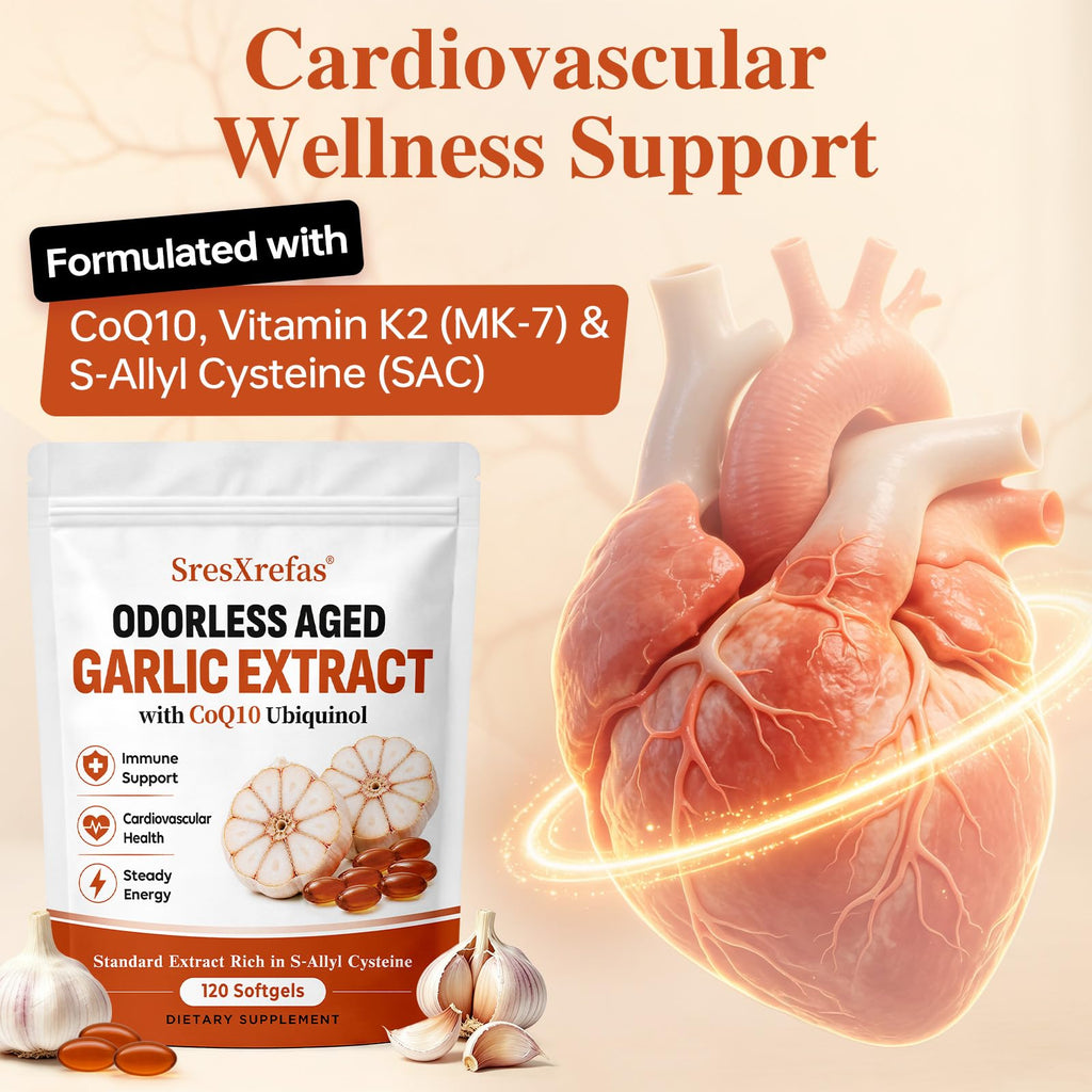 Aged Garlic Extract with CoQ10 Ubiquinol Softgels C5421