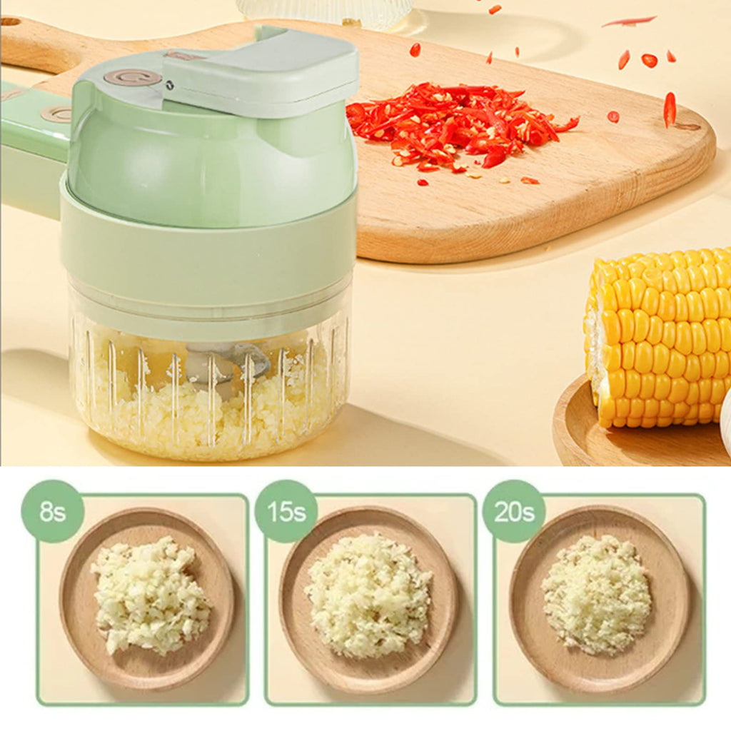4 in 1 Handheld Electric Vegetable Cutter Set U317587