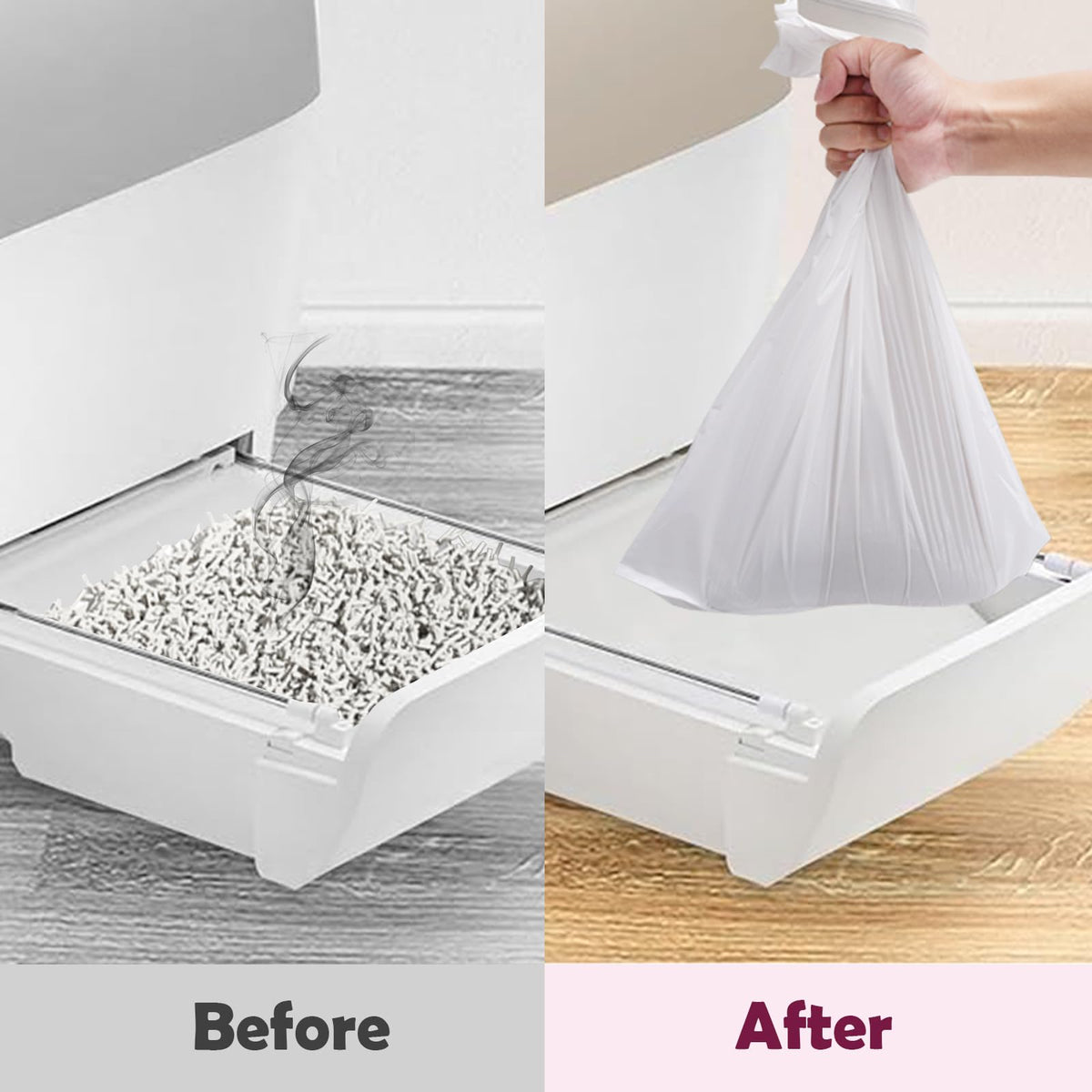 60pcs Cat Litter Box Liners V712281