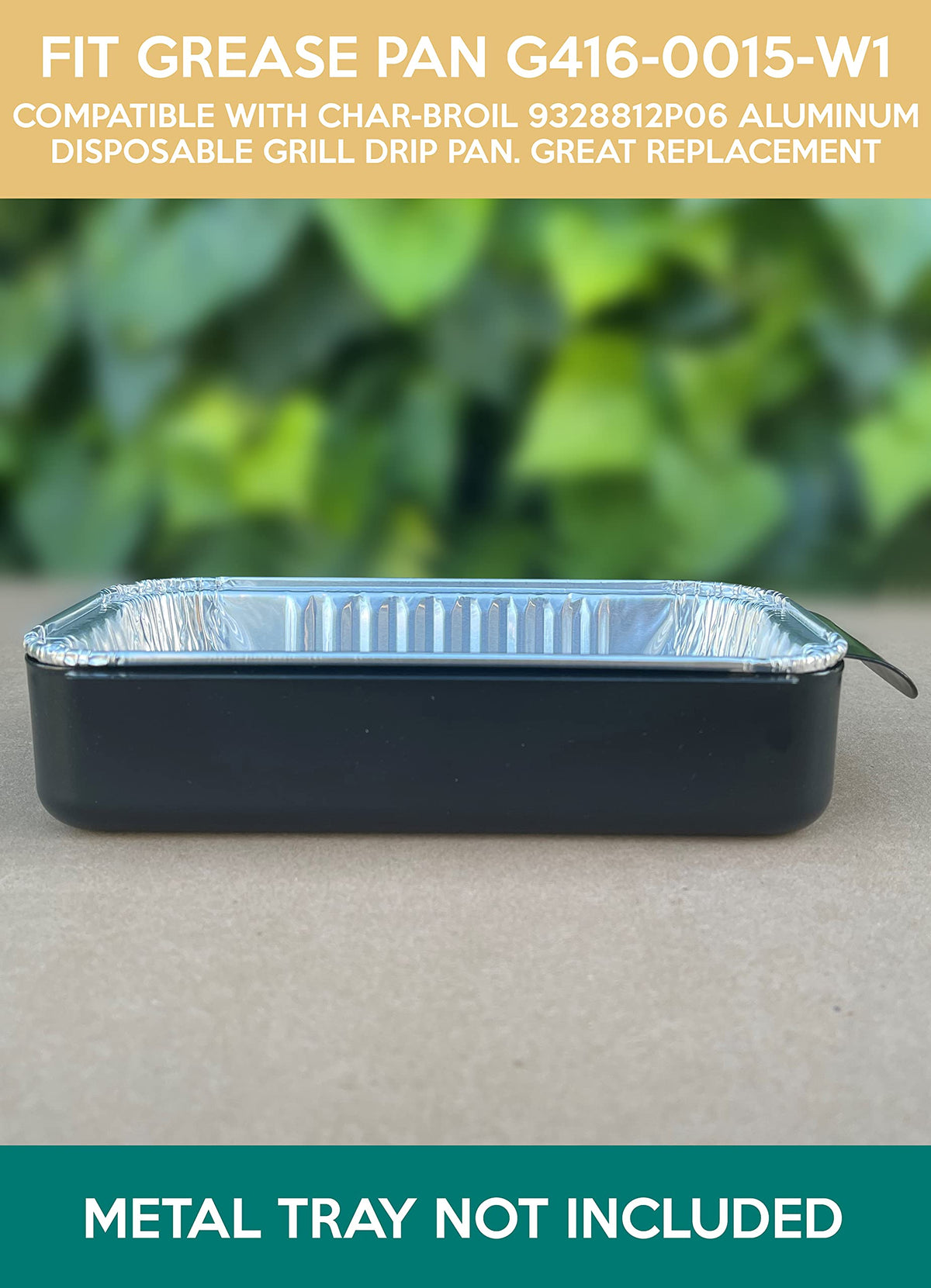 20 Pack Disposable Aluminum Foil Drip Pans R350