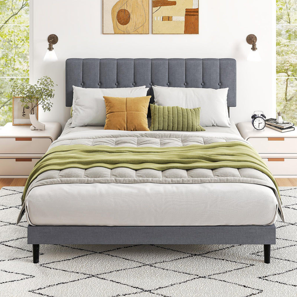 Queen Size Bed Frame with Headboard G46261