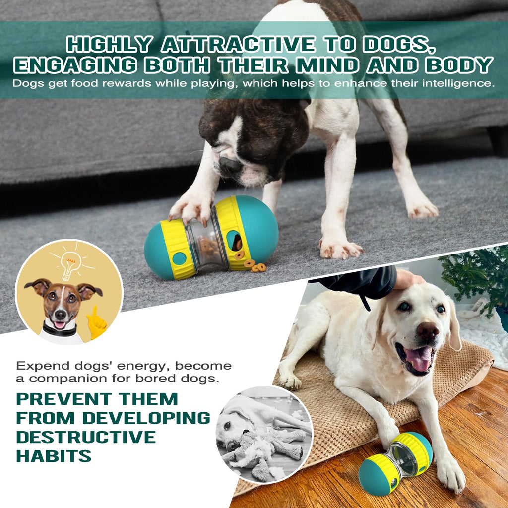 Adjustable Treat Dispensing Dog Puzzle Toy A232224
