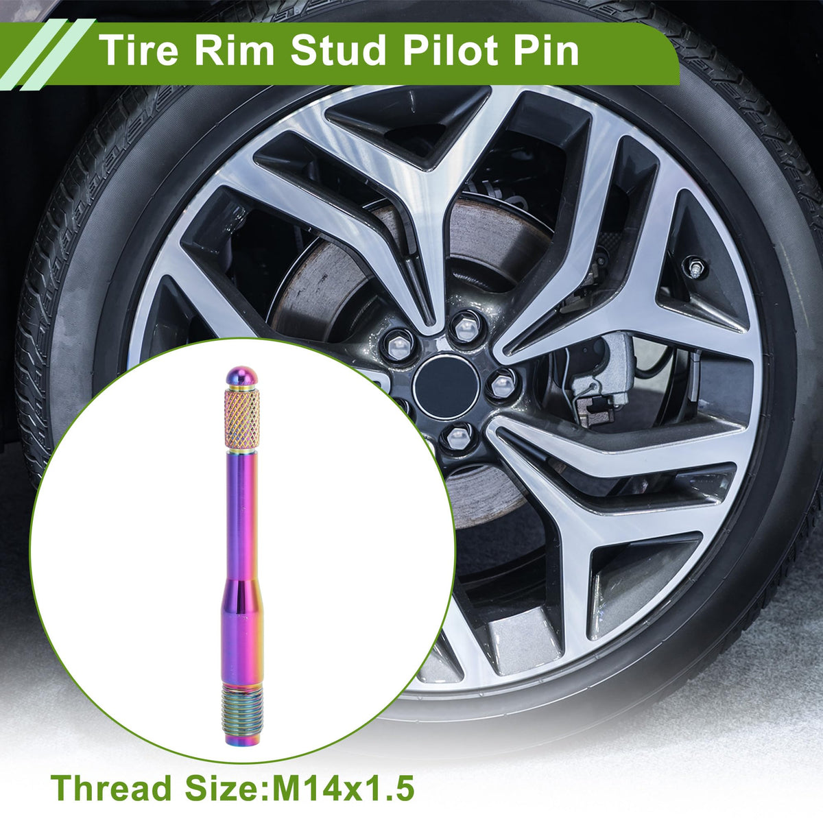 M14x1.5 120mm Stainless Steel Wheel Alignment Pin G90509