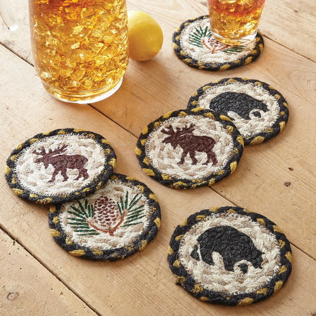 Set of 6 Rustic Jute Coasters G558594