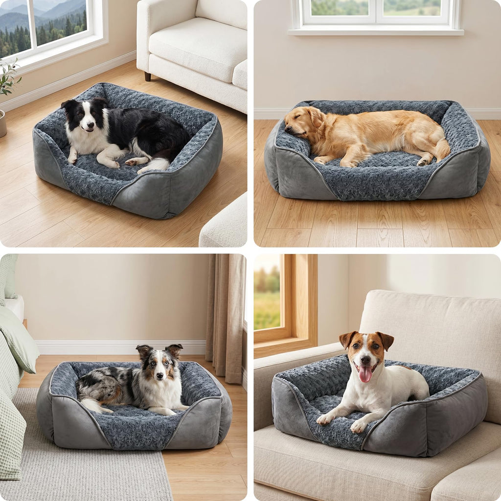 Washable Orthopedic Dog Bed with Anti-Slip Bottom K9307