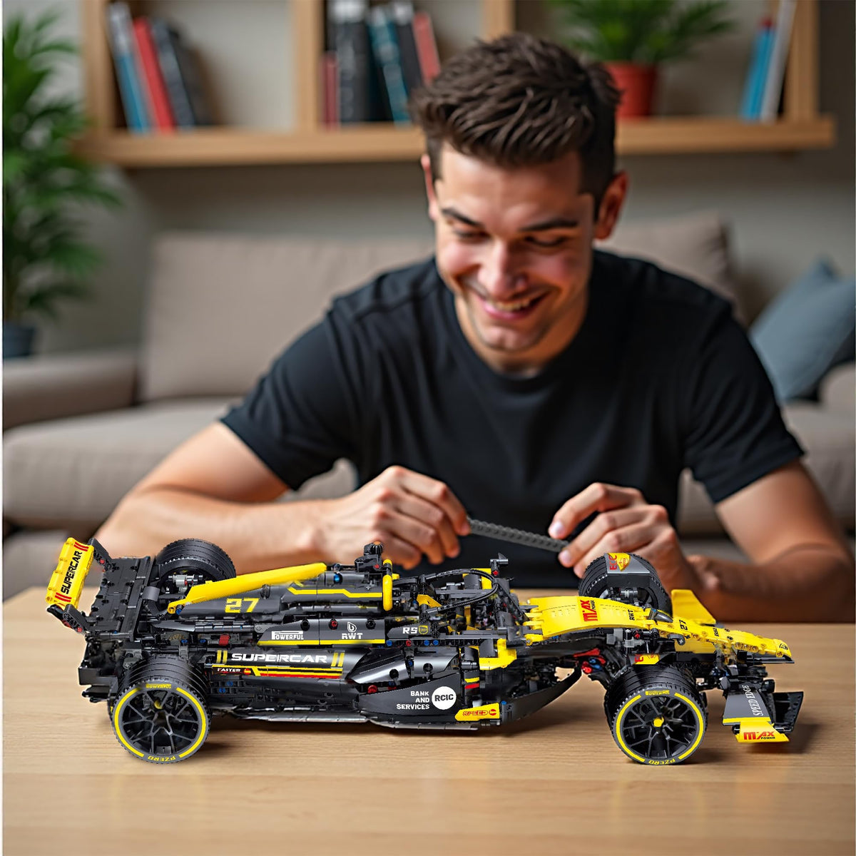 1:8 Scale 1650+ PCS Racing Car Building Kit K6826