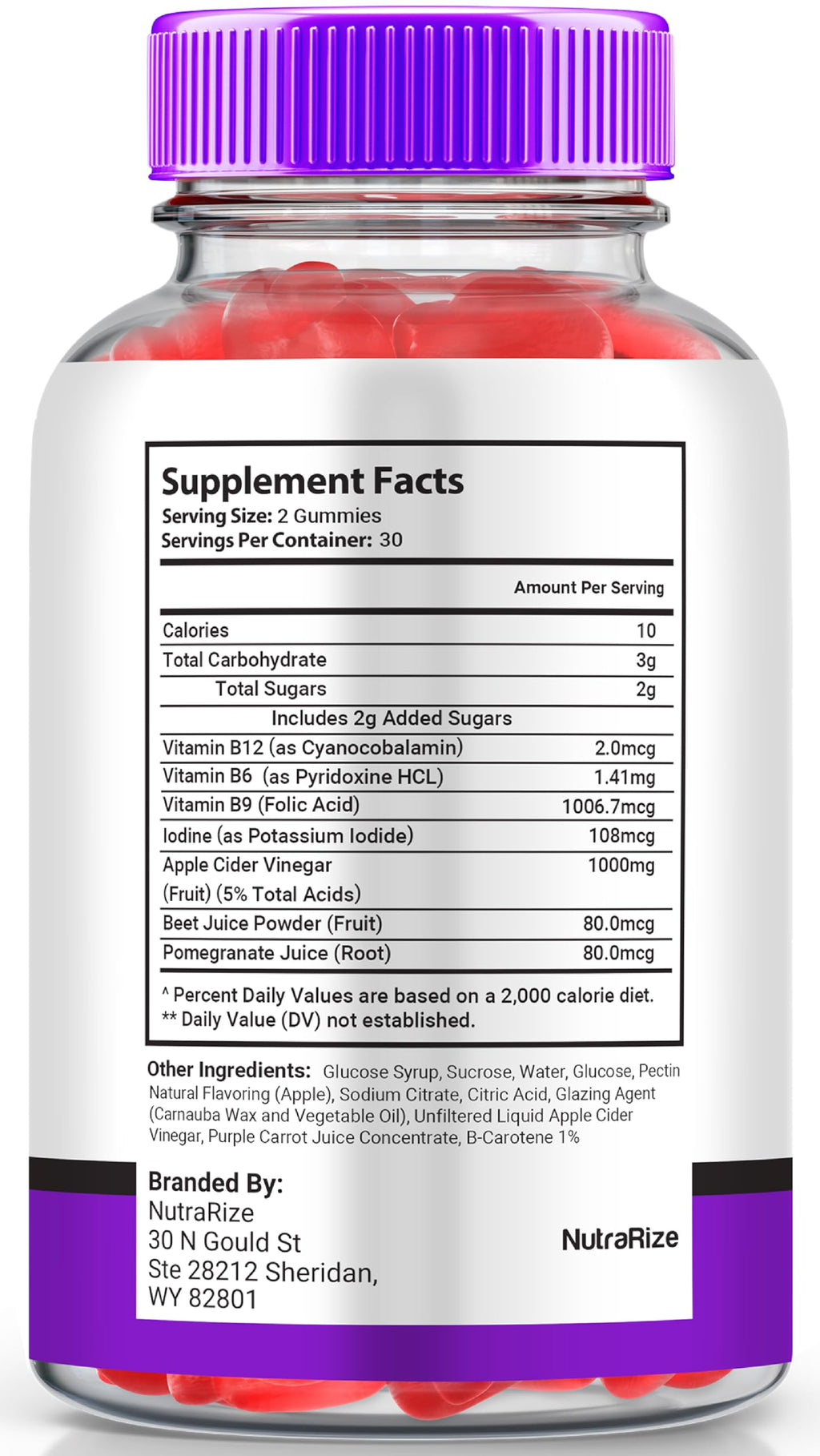 All Natural Gummies 60 Gummies F7963