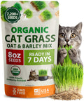 Organic Cat Grass Seeds 8oz Oat & Barley R675