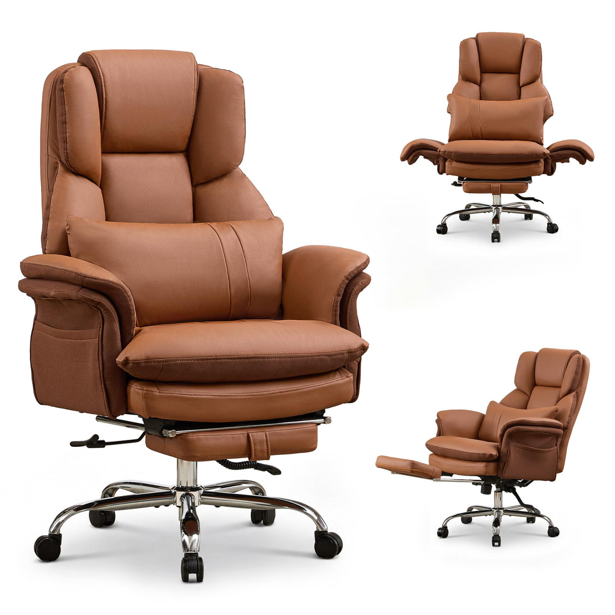 Criss Cross Legged Office Chair with Flip Armrests R754679