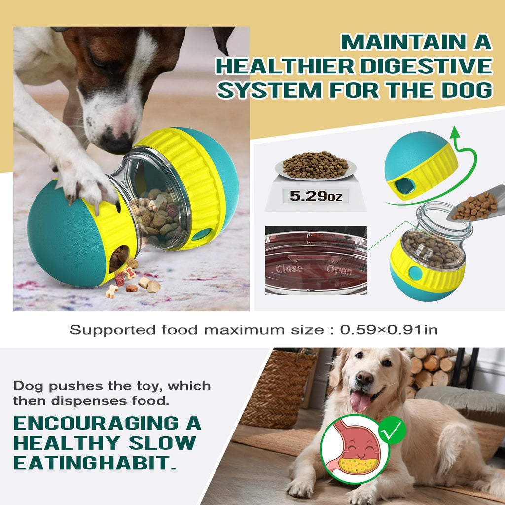 Adjustable Treat Dispensing Dog Puzzle Toy A232224
