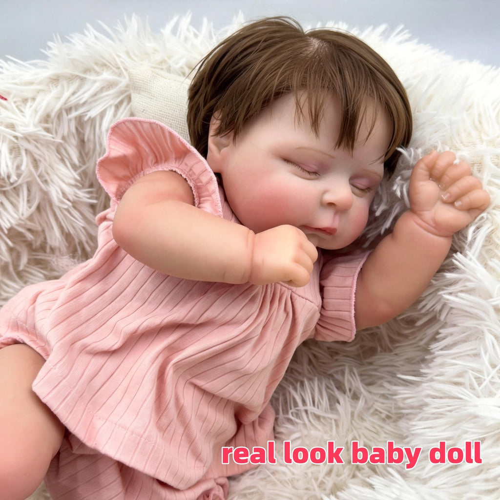 20 Inch Vinyl Silicone Reborn Baby Doll H266