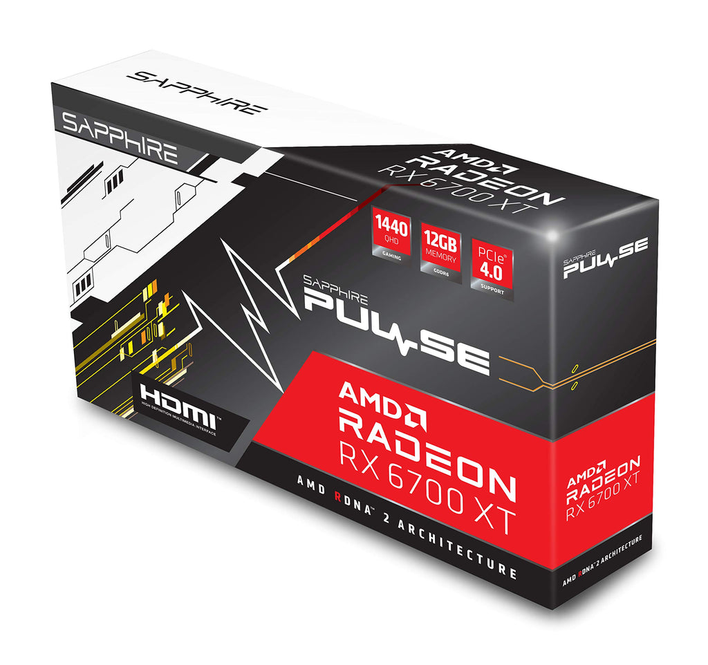 AMD Radeon RX 6700 XT 12GB GDDR6 Gaming Graphics Card J324576