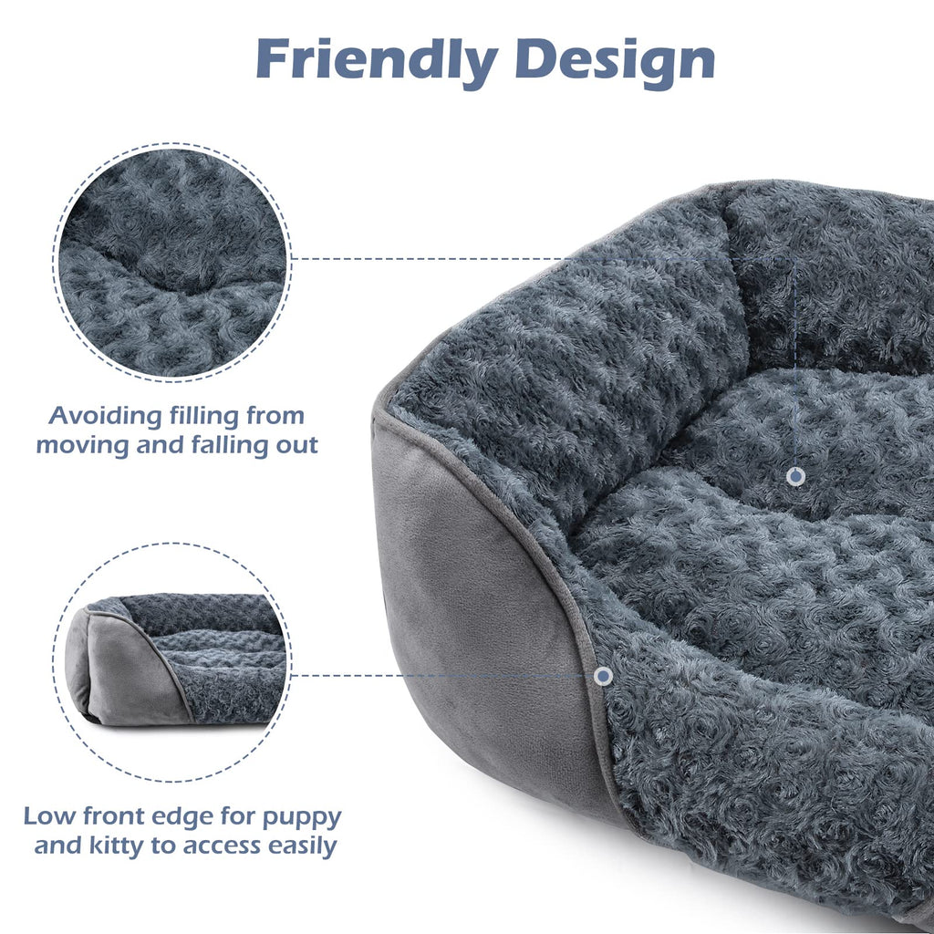 Washable Orthopedic Dog Bed with Anti-Slip Bottom K9307