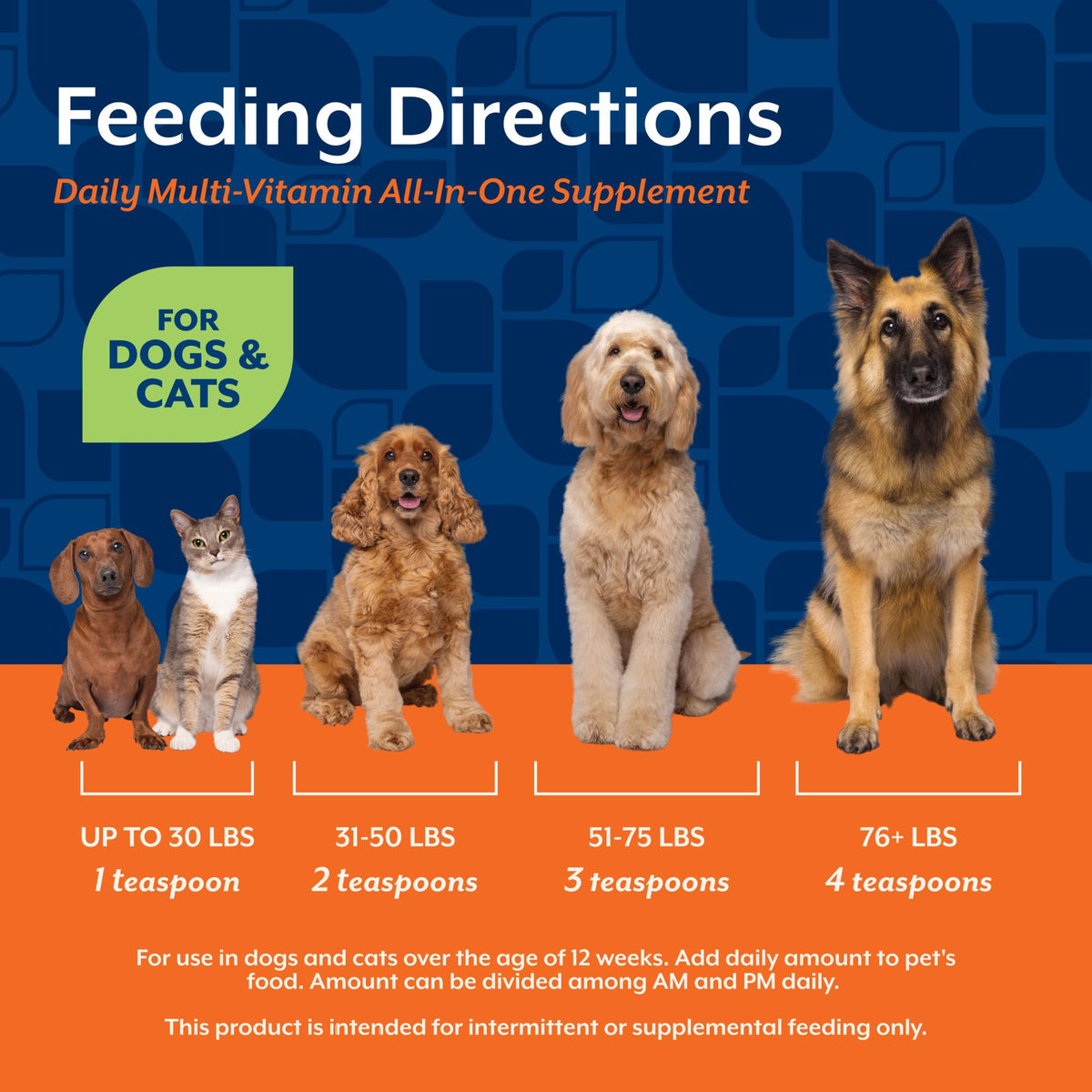 Cat & Dog Daily Multivitamin 13 Oz Powder G84044