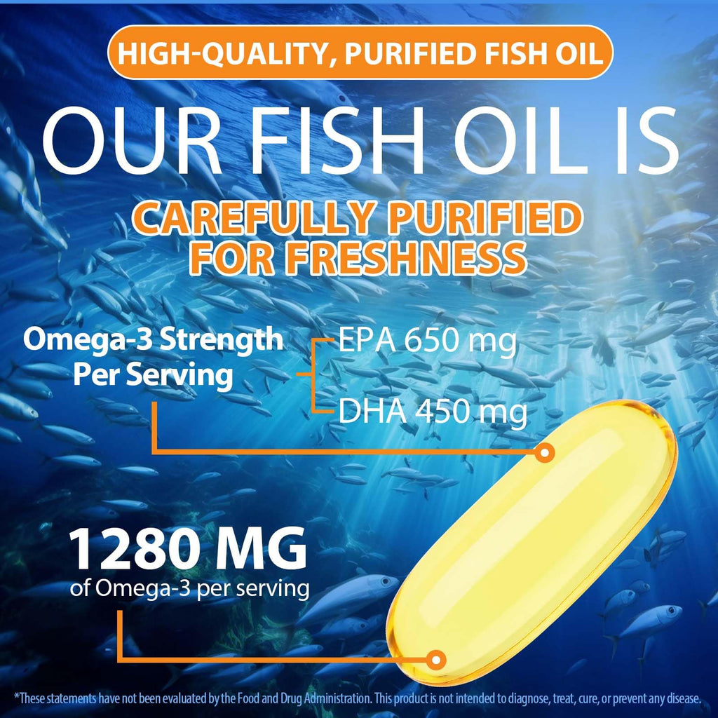 Fish Oil Omega 3 Softgels 120 Softgels Y9371