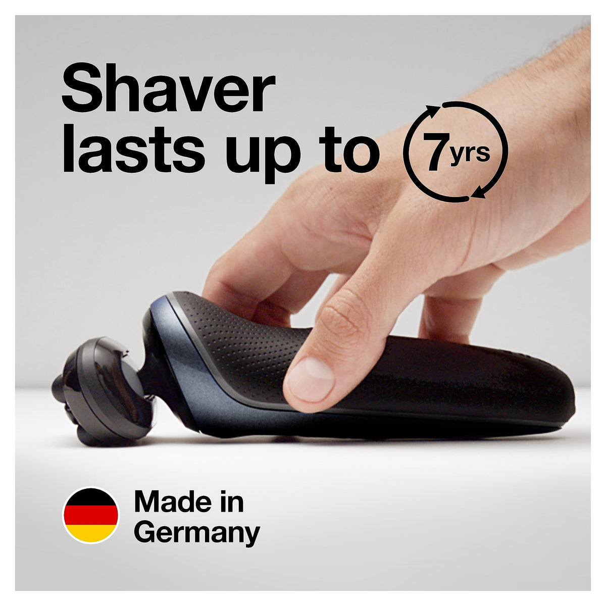 Electric Razor Wet & Dry Rechargeable Cordless Foil Shaver Black V8775