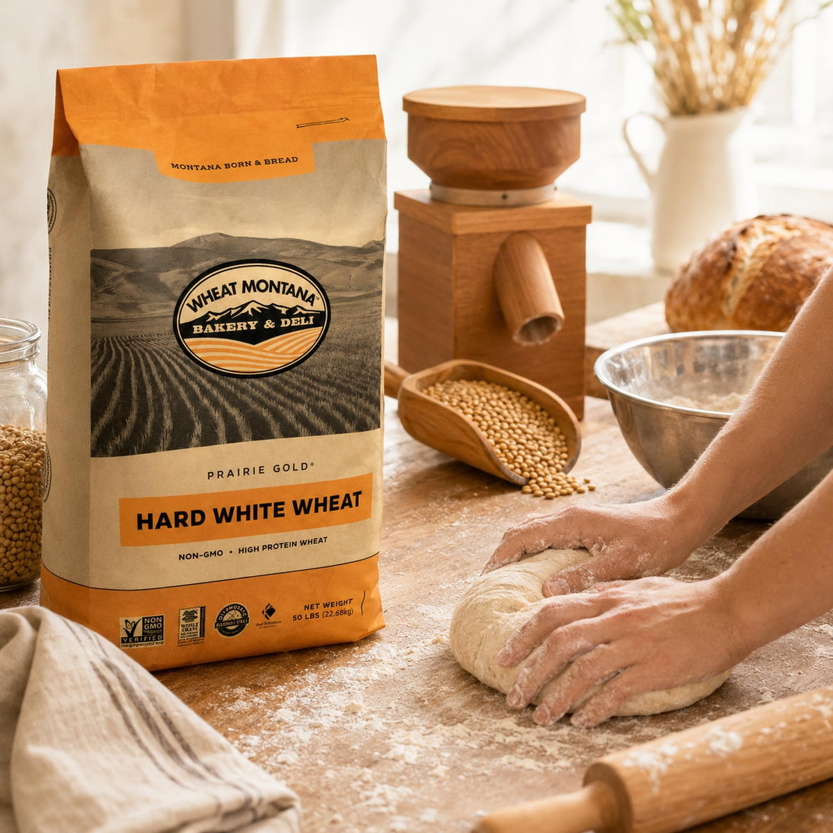 50 lb Bulk Bag Whole White Spring Wheat U213