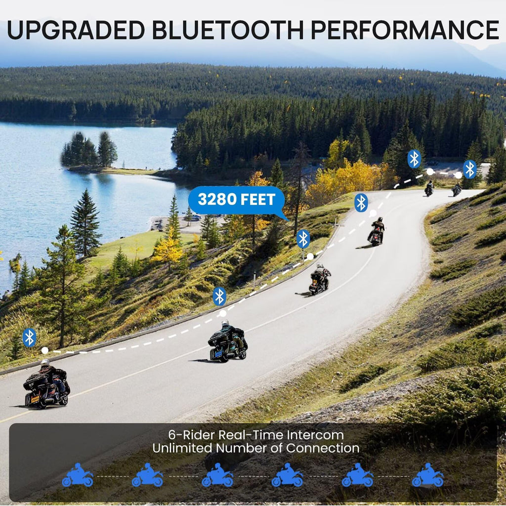 Bluetooth Modular Flip up Full Face Motorcycle Helmet V563