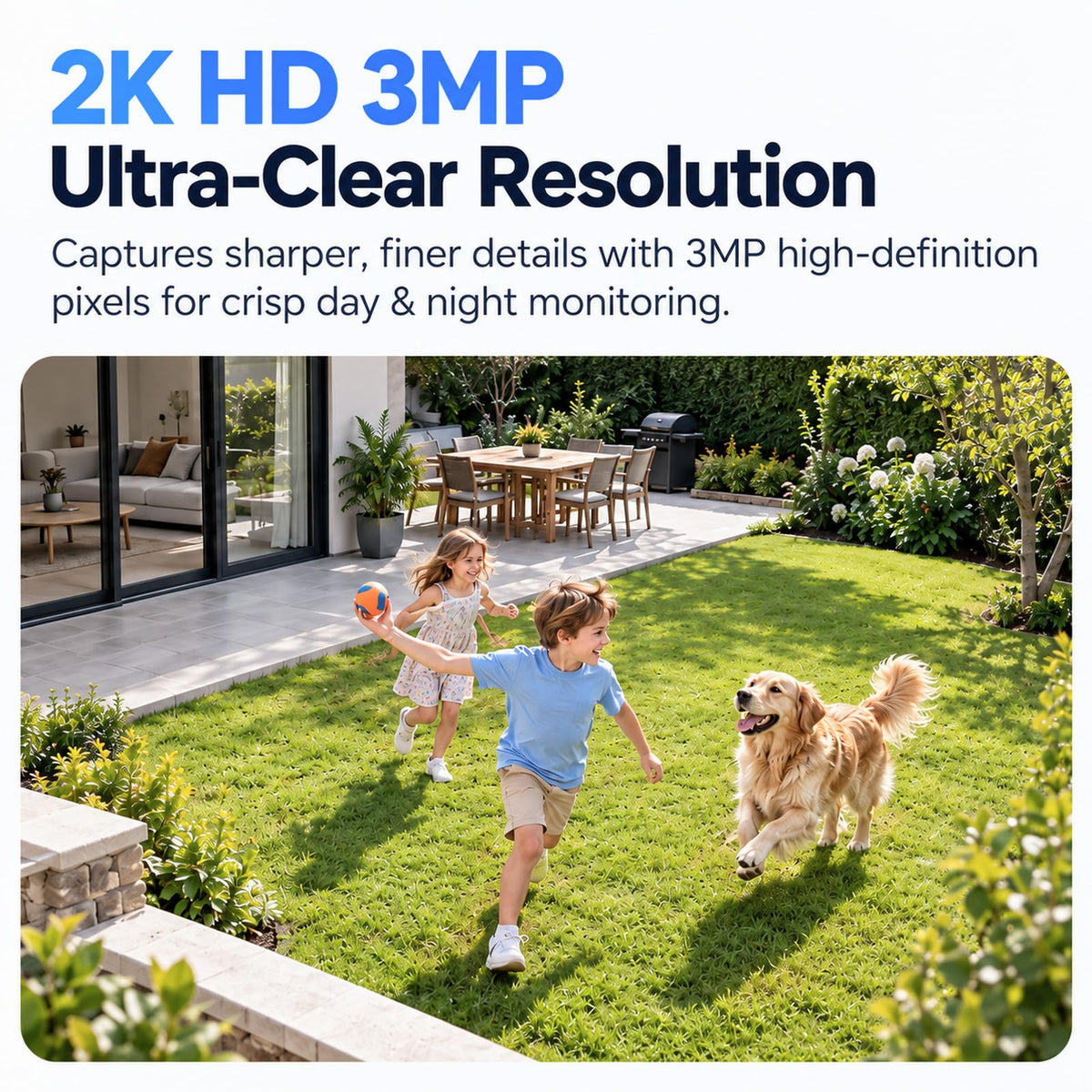 2K Light Bulb Security Camera 5G&2.4G WiFi 360° 2 Pack V6757