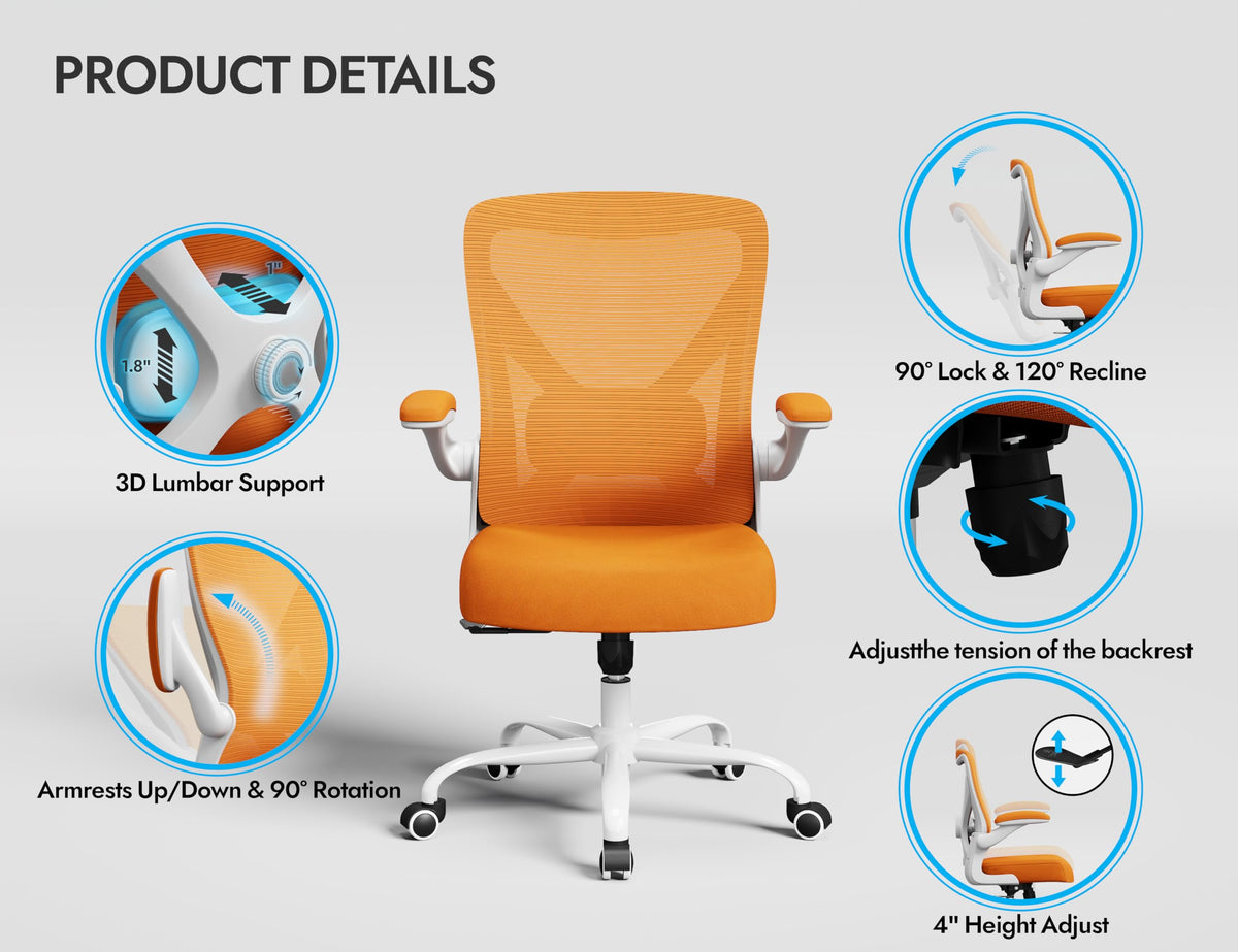 Mesh Ergonomic Office Chair with Lumbar C83560