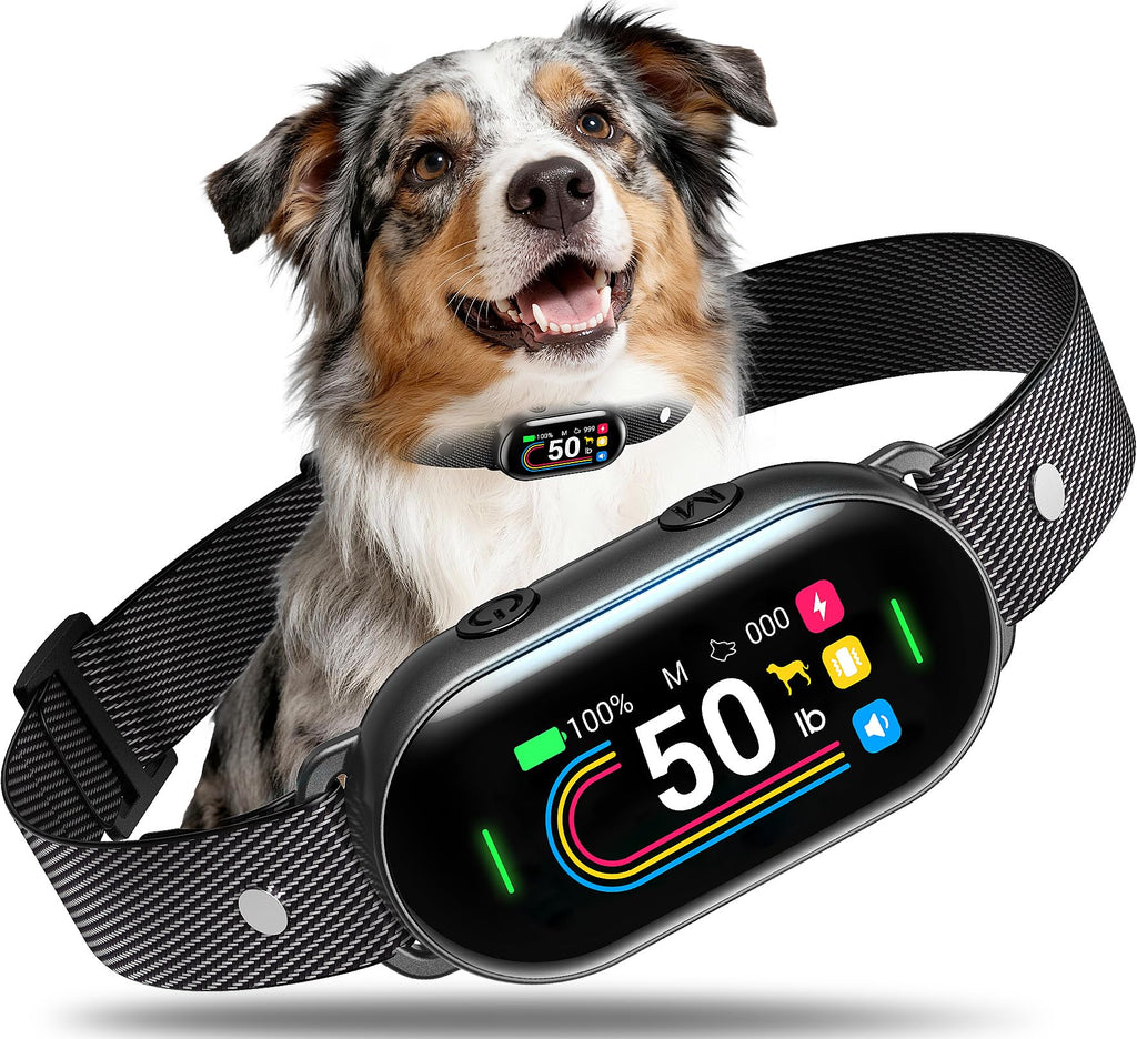 Rechargeable Smart Dog Bark Collar 4 Modes 8 Levels V590962