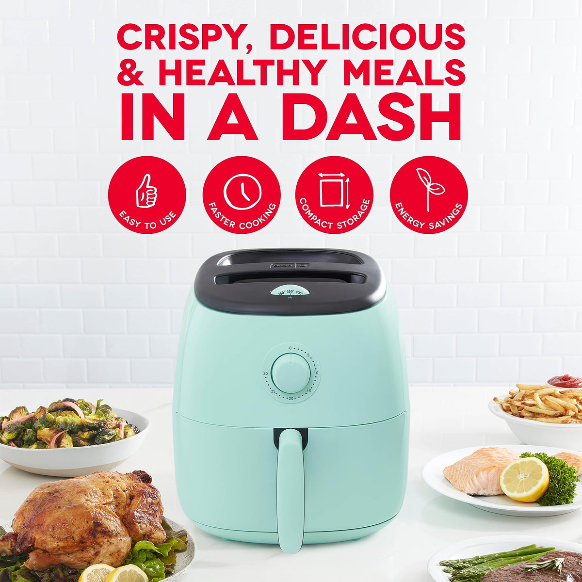 Aqua 6 Quarts Nonstick Air Fryer S579790