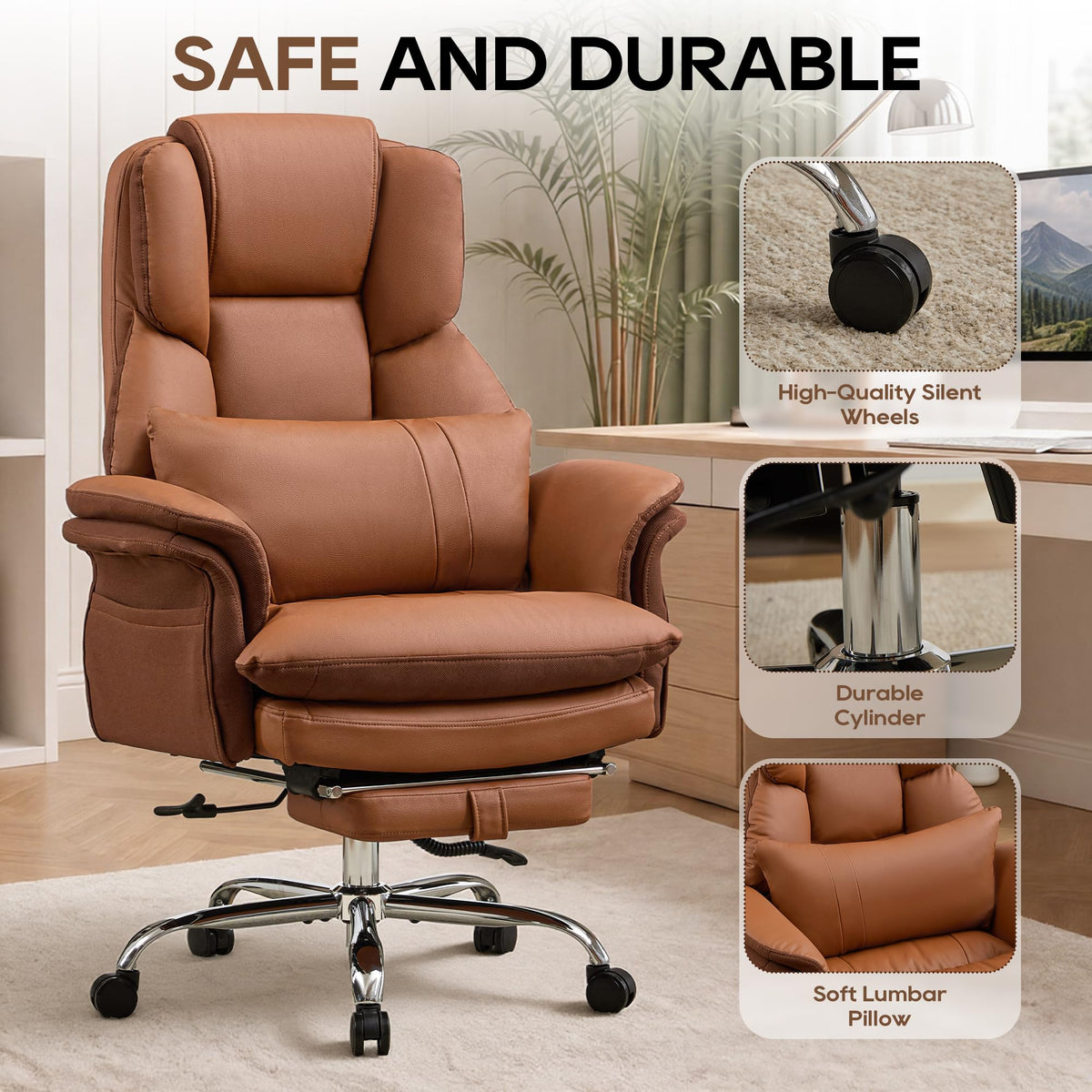 Criss Cross Legged Office Chair with Flip Armrests R754679