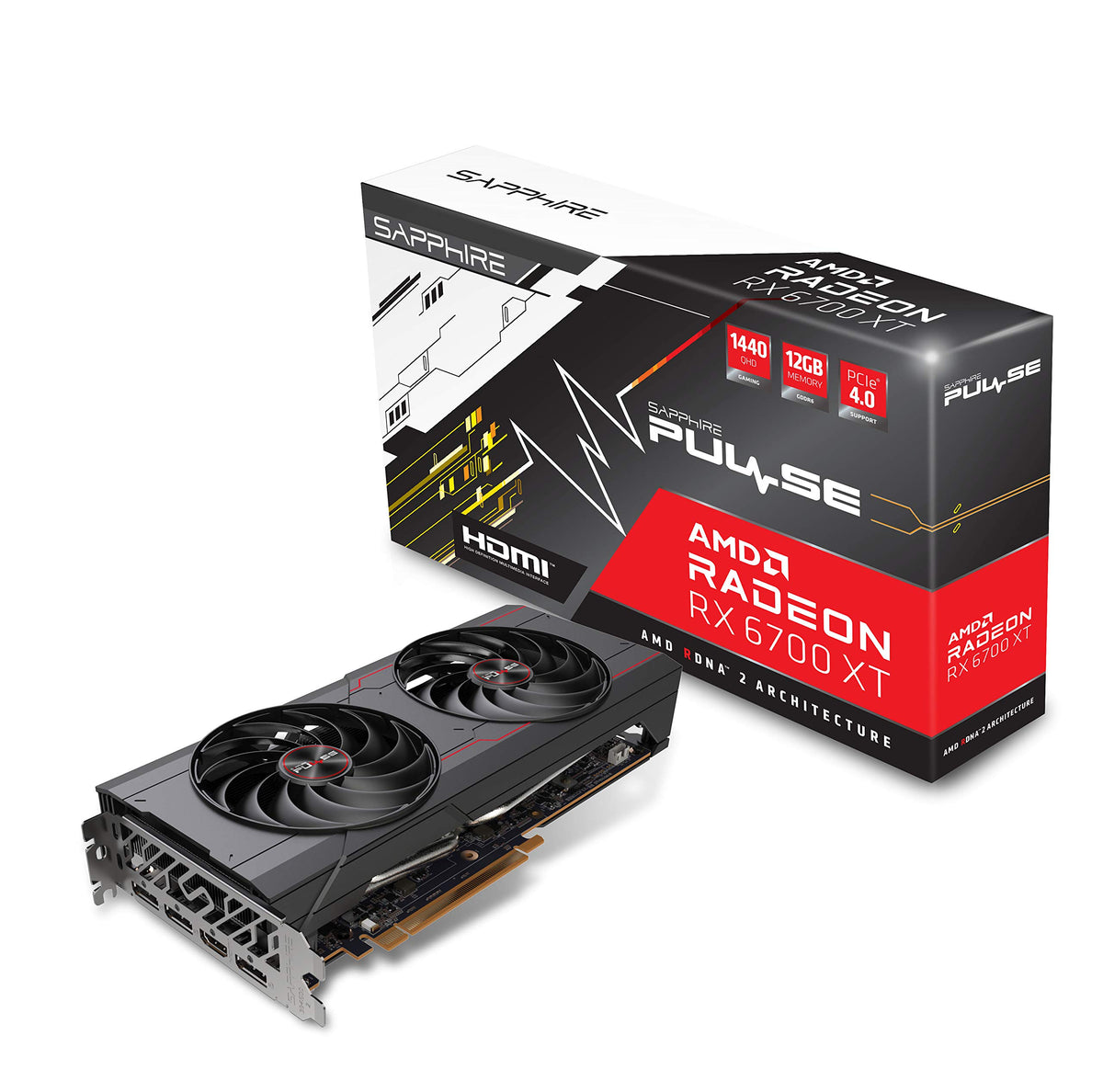 AMD Radeon RX 6700 XT 12GB GDDR6 Gaming Graphics Card J324576