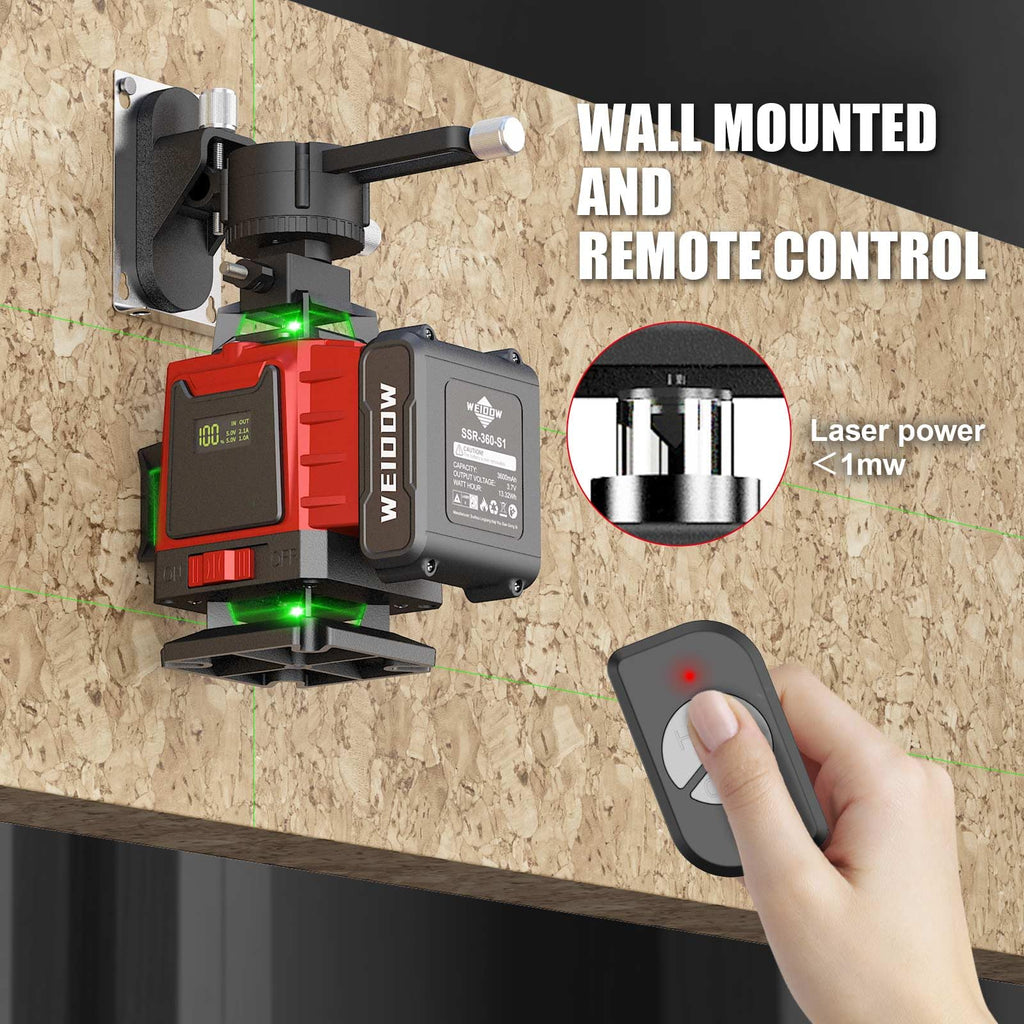 360° Green Cross Line Self Leveling Laser Level V637006