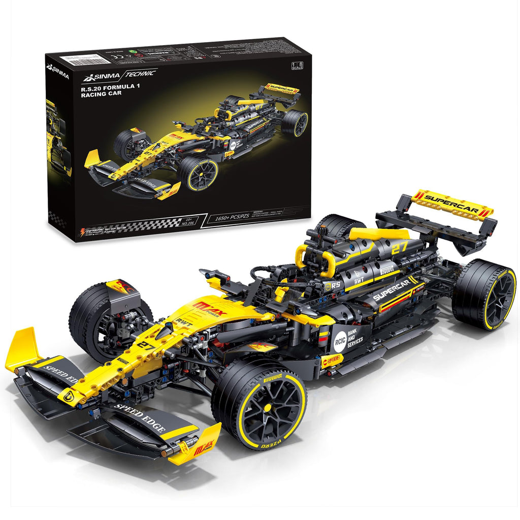 1:8 Scale 1650+ PCS Racing Car Building Kit K6826