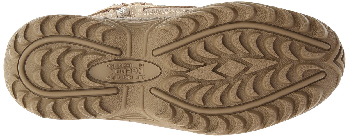 Desert Tan Safety Toe 8" Side Zipper Tactical Boot F12325