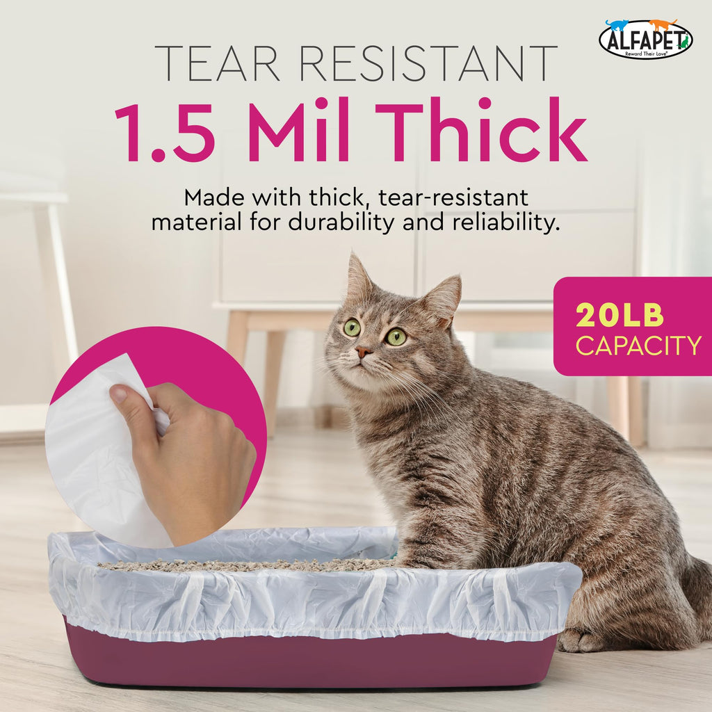 Elastic Cat Litter Box Liners Extra Giant 10 Count L27556