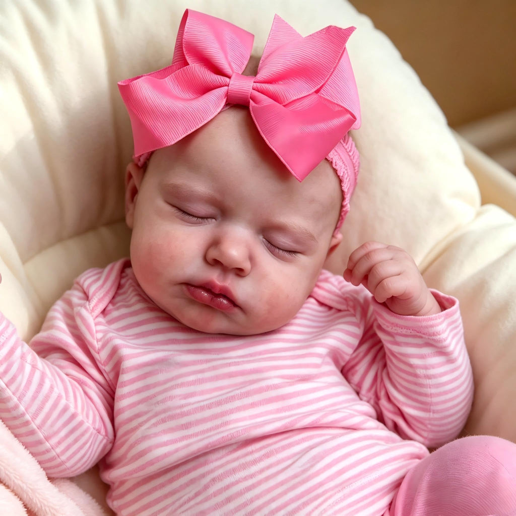 20 Inch Realistic Newborn Baby Dolls with Pink Clothes U4141