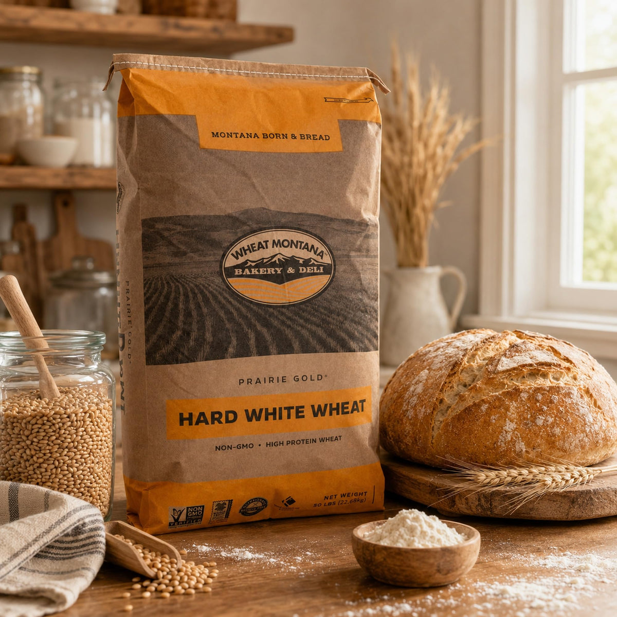 50 lb Bulk Bag Whole White Spring Wheat U213