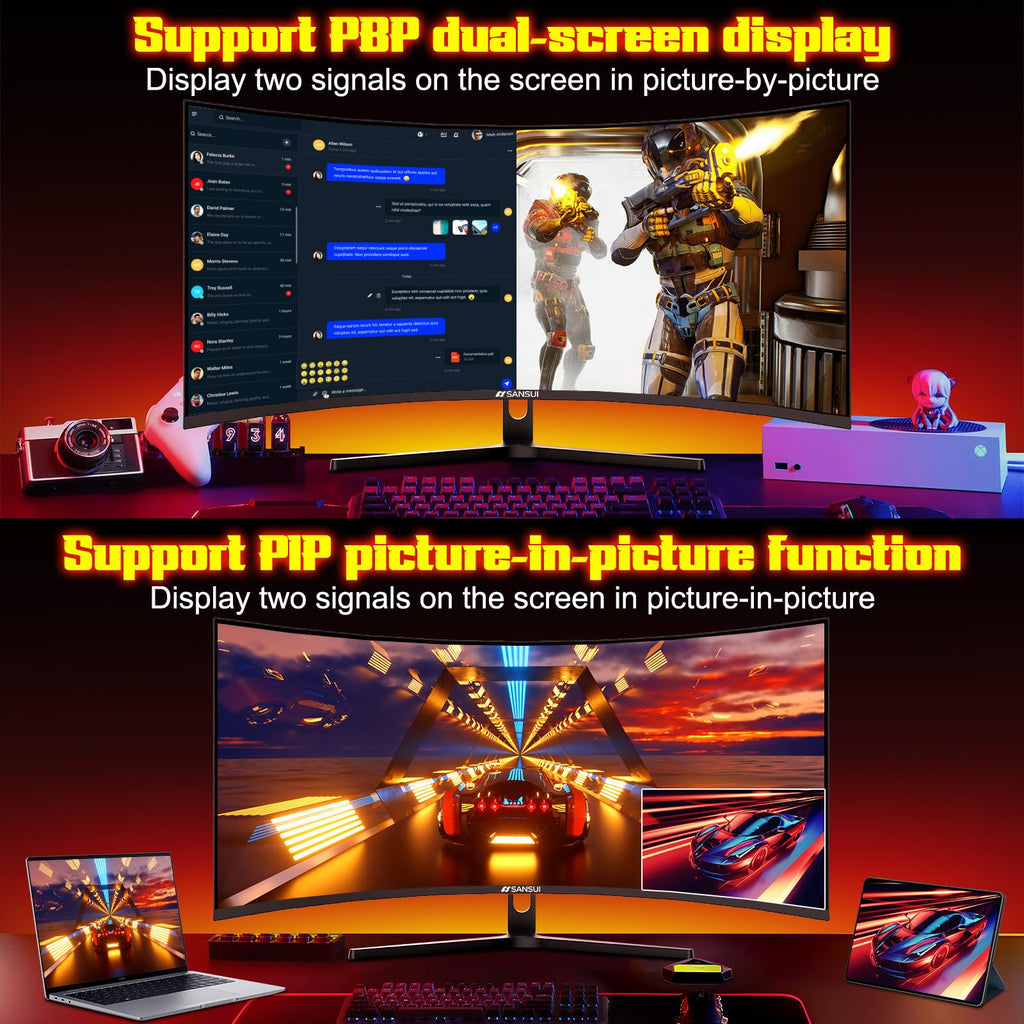 34 Inch Curved 240Hz UWQHD Gaming Monitor I572323