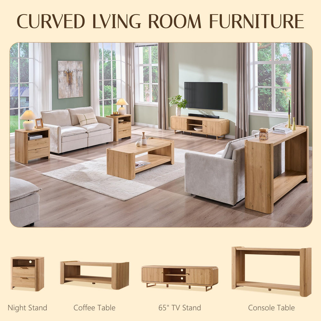 48" 2-Tier Storage Coffee Table D761701